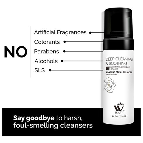 Foaming Facial Cleanser | WBM BEAUTY